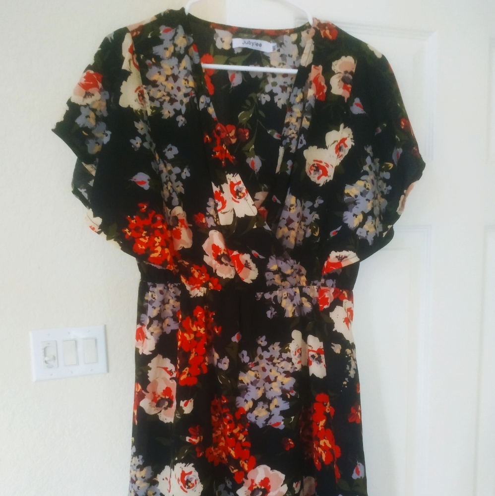French floral dress